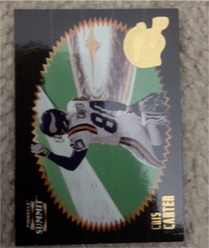 1996 Pinnacle Summit #91 Cris Carter — front