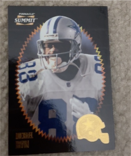 1996 Pinnacle Summit #42 Michael Irvin — front