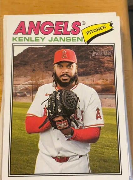 2026 Topps Heritage #229 Kenley Jansen — front