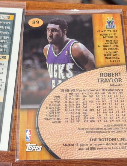 1998-99 Topps Finest #231 Robert Traylor — front