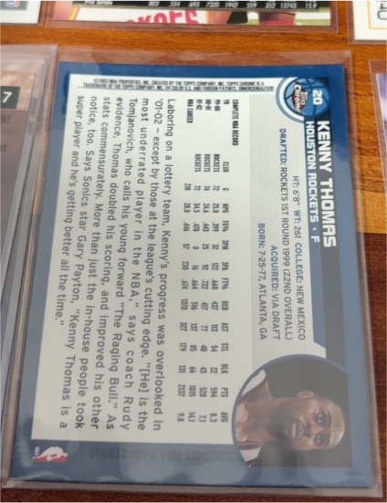2000 Topps Stadium Club #197 Kenny Thomas — front