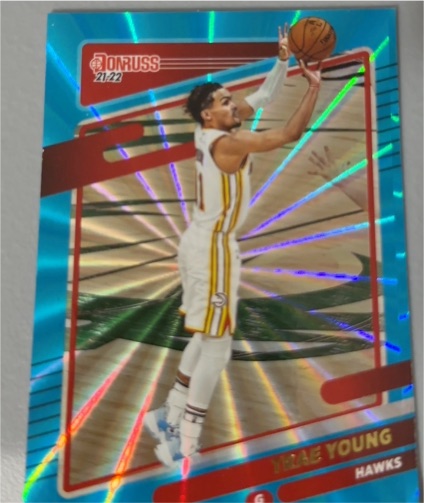 2021-22 Donruss #56 Trae Young — front