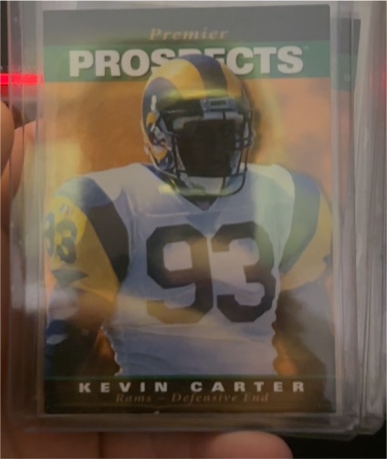 1995 Upper Deck SP Premier Prospects #7 Kevin Carter — front