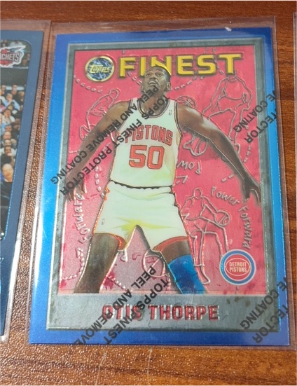 1995-96 Topps Finest #174 Otis Thorpe — front