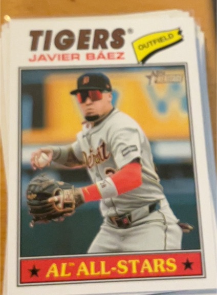 2026 Topps Heritage #107 Javier Baez — front
