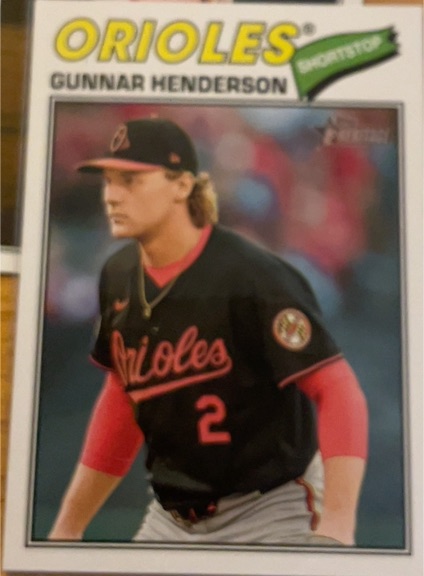 2026 Topps Heritage #287 Gunnar Henderson — front