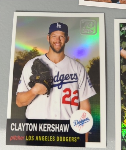 2023 Topps #22 Clayton Kershaw — front
