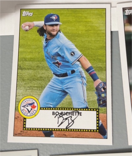 2021 Topps 1952 Redux #T52-28 Bo Bichette — front