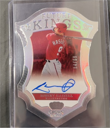 2023 Panini Chronicles Crown Royale Future Kings Signatures #FKS-RH Robert Hassell — front