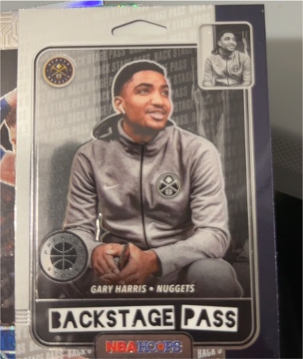 2019-20 Panini NBA Hoops #10 Gary Harris Backstage Pass — front