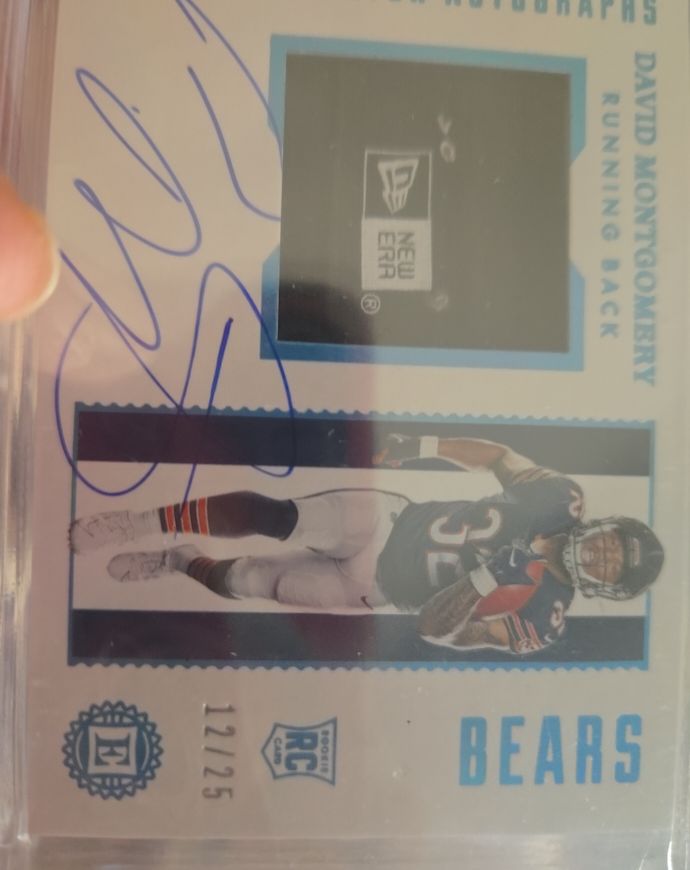 2019 Panini Contenders #123 David Montgomery — front