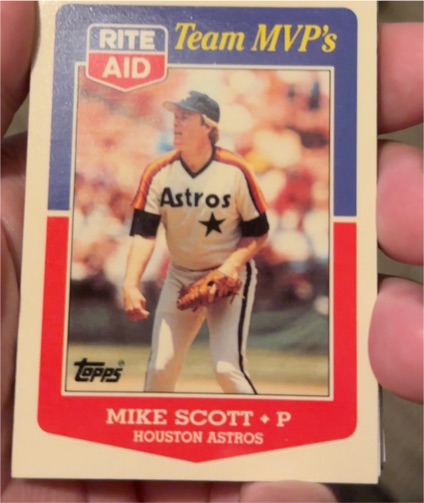 1988 Topps Rite Aid Team MVP's #4 Mike Scott — front