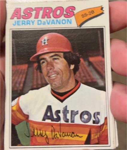1977 Topps #283 Jerry DaVanon Houston Astros — front