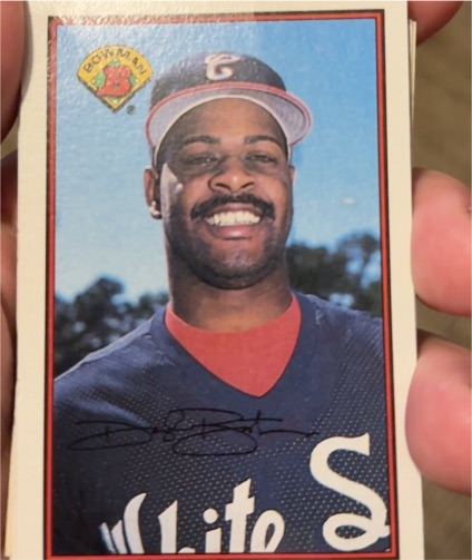 1989 Bowman #70 Daryl Boston — front