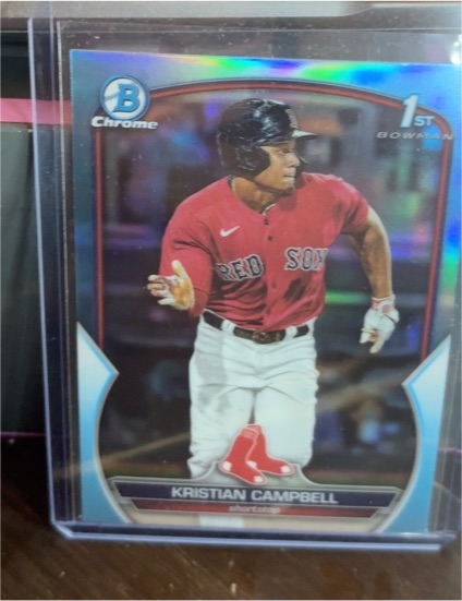 2023 Bowman Chrome Draft #BDC-125 Kristian Campbell — front