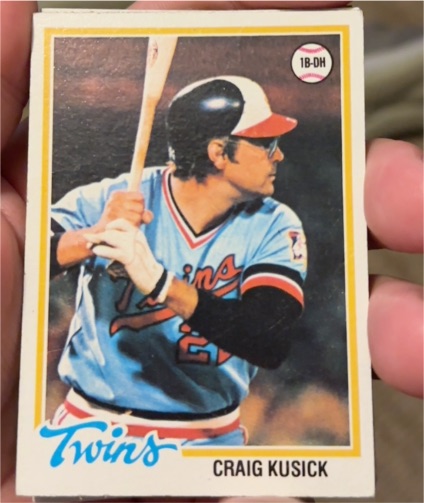 1978 Topps #137 Craig Kusick — front