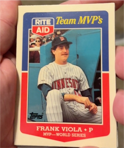 1988 Topps Rite-Aid Team MVP's #33 Frank Viola — front