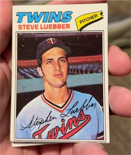 1977 Topps #457 Steve Luebber — front