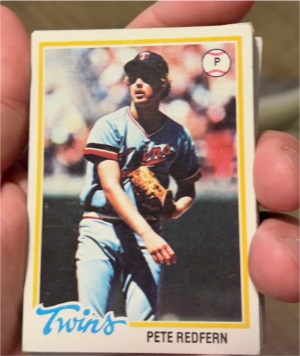 1978 Topps #81 Pete Redfern — front