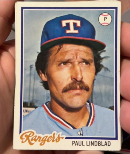 1978 Topps #314 Paul Lindblad — front