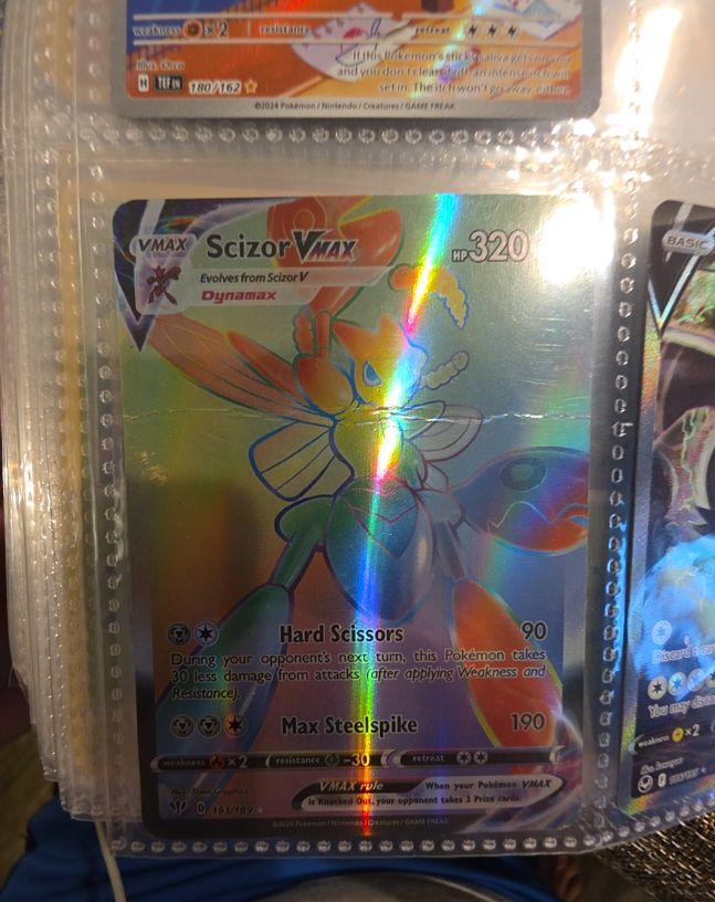 2020 Pokémon Darkness Ablaze #193 Scizor VMAX — front