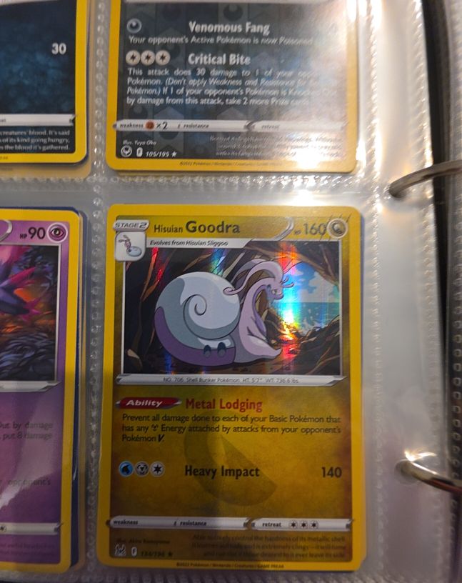 2022 Pokémon Lost Origin #134 Hisuian Goodra — front