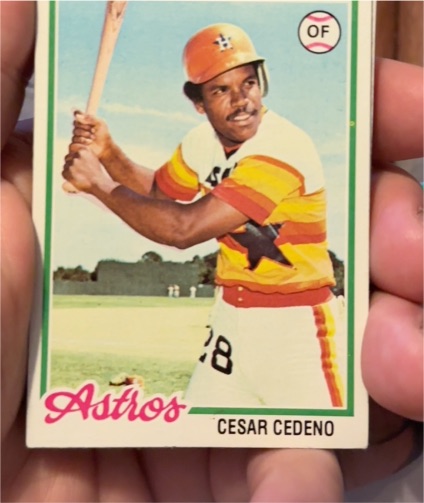 1978 Topps #650 Cesar Cedeno — front