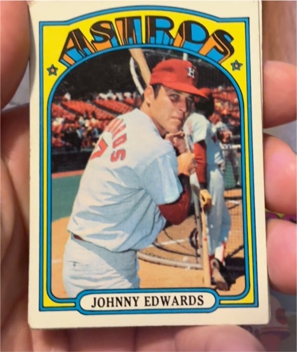 1972 Topps #416 Johnny Edwards — front