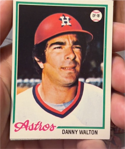 1978 Topps #263 Danny Walton Houston Astros — front