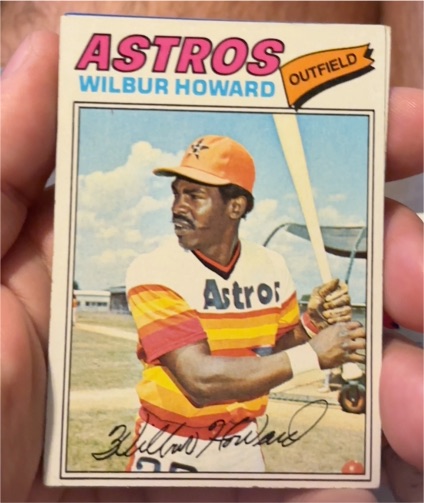 1977 Topps #248 Wilbur Howard Houston Astros — front