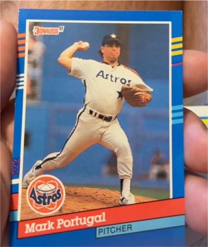 1991 Donruss #268 Mark Portugal Houston Astros — front