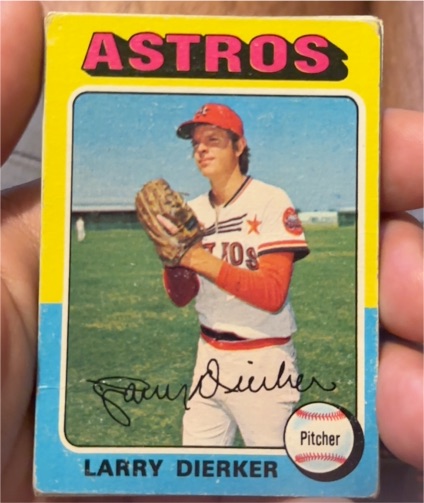 1975 Topps #49 Larry Dierker — front