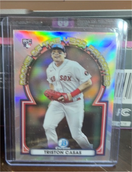 2023 Bowman Chrome #ROYF-14 Triston Casas Rookie of the Year Favorites — front
