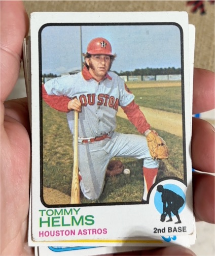 1973 Topps #495 Tommy Helms — front