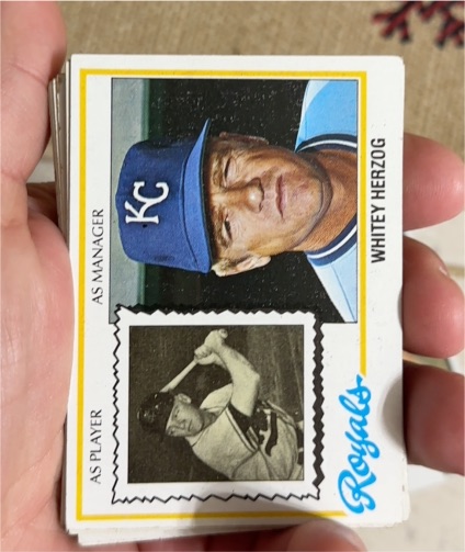 1978 Topps #299 Whitey Herzog — front