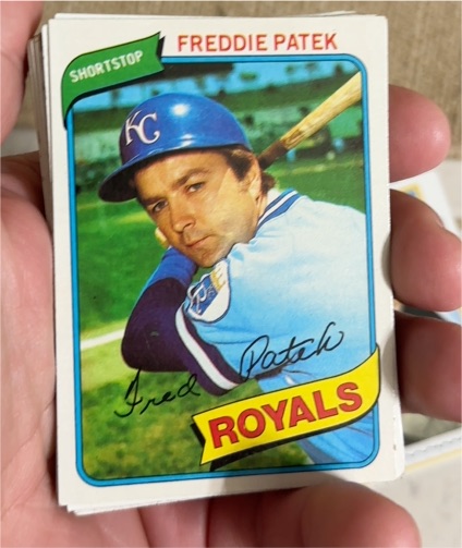 1980 Topps #705 Freddie Patek — front