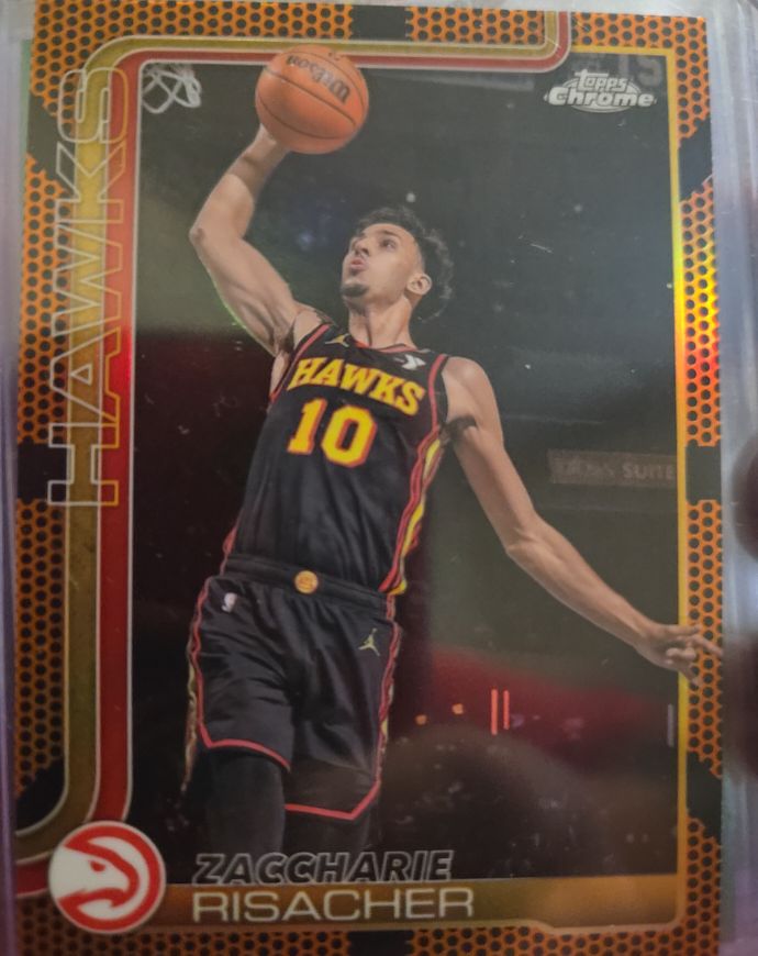 2025-26 Topps Chrome #2 Zaccharie Risacher — front