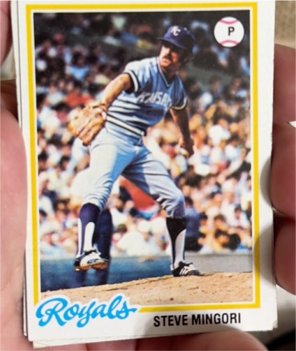 1978 Topps #696 Steve Mingori Kansas City Royals — front
