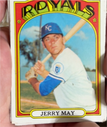 1972 Topps #109 Jerry May — front