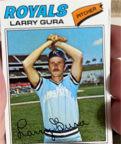 1977 Topps #193 Larry Gura Kansas City Royals — front