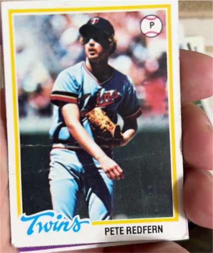 1978 Topps #81 Pete Redfern Minnesota Twins — front