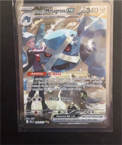 2026 Pokemon Ascended Heroes #289 Steven's Metagross ex — front
