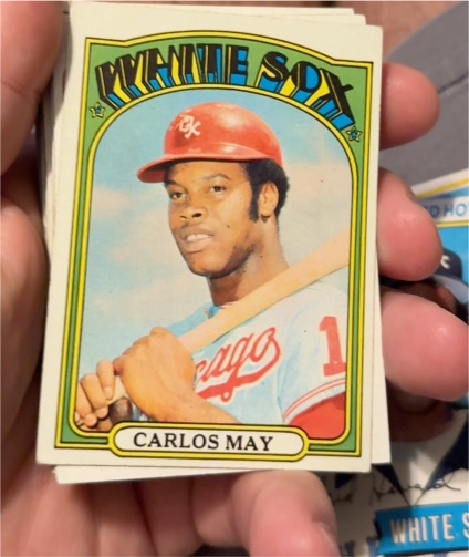 1972 Topps #525 Carlos May — front