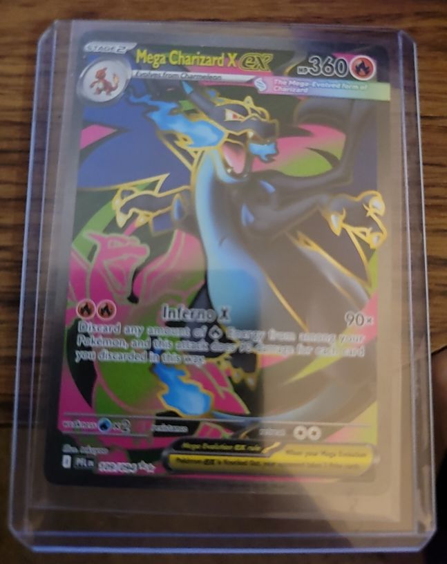 2014 Pokémon XY Mega Charizard X ex #109 — front