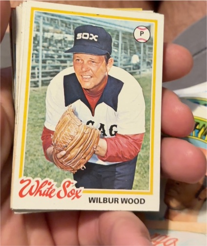 1978 Topps #726 Wilbur Wood — front