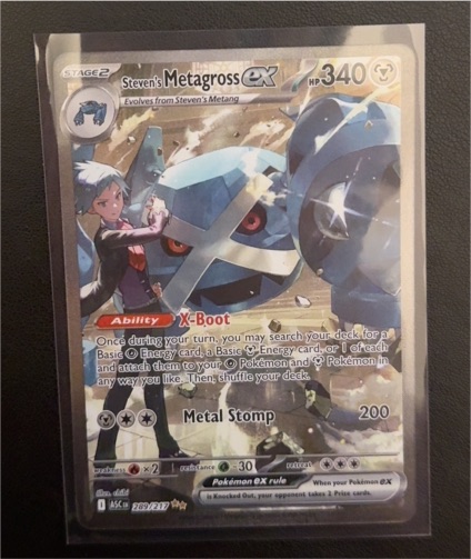 2026 Pokemon Ascended Heroes #289 Steven's Metagross ex — front