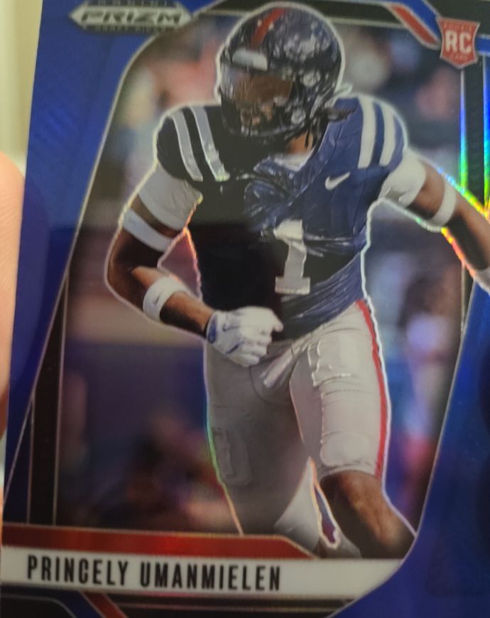 2025 Panini Prizm Draft Picks #92 Princely Umanmielen — front