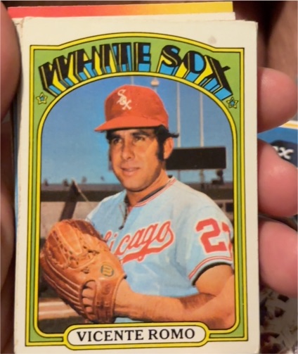 1972 Topps #499 Vicente Romo — front