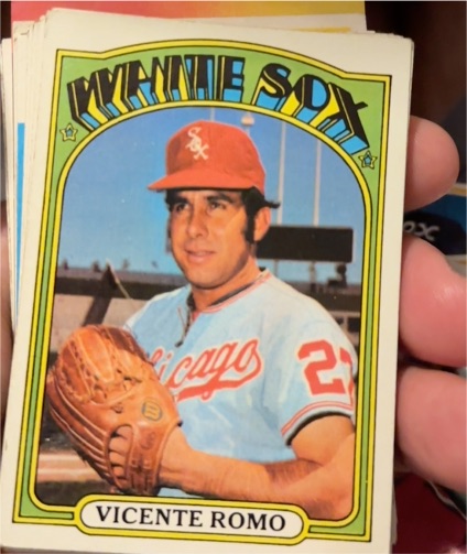1972 Topps #499 Vicente Romo — front