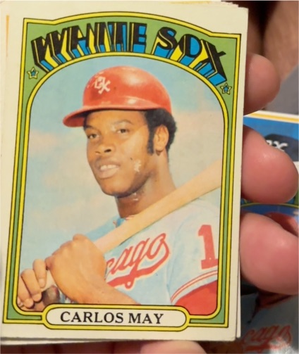 1972 Topps #525 Carlos May — front